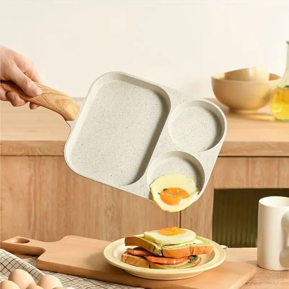 🍔🥚 Sartén para Desayuno 3 en 1 – ¡Más sabor, menos tiempo! ⚡