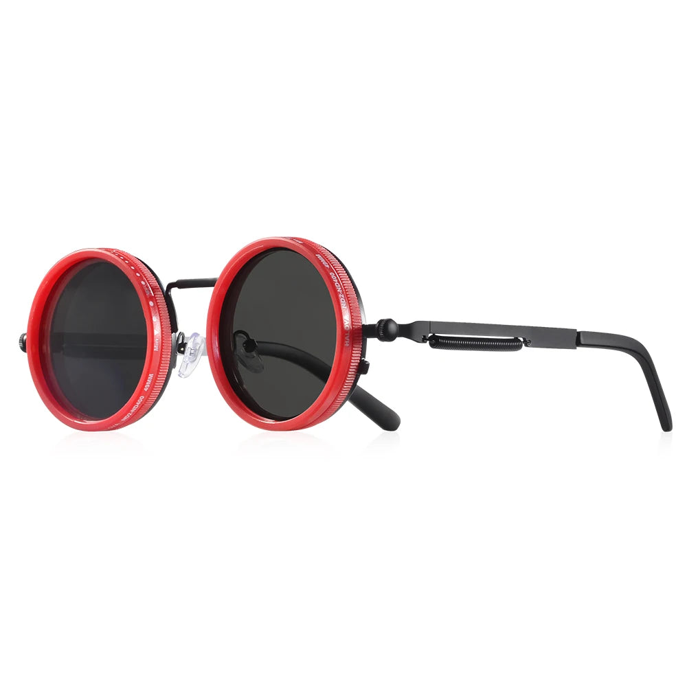 Gafas de Sol  Retro Punk🌞 – Lentes Polarizadas con Atenuación Variable y Protección Hombre-Mujer 👨👩