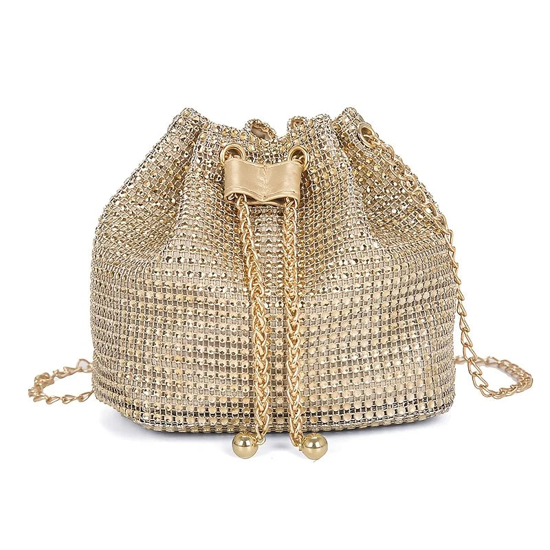 ✨ Bolso Bandolera Elegante con Brillos – Estilo Sofisticado para Cada Ocasión