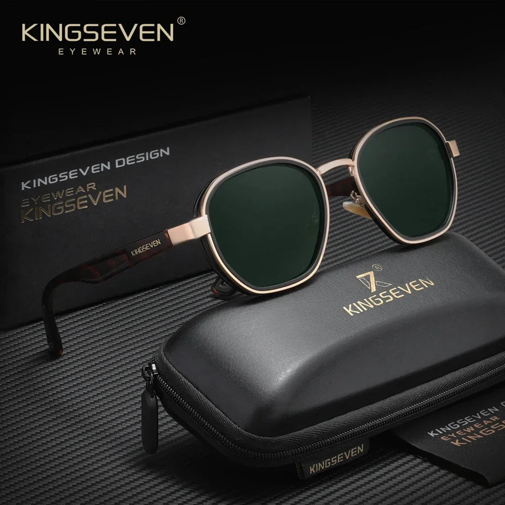 Gafas de Sol Retro de Lujo  ✨– Diseño Redondo, Lentes Polarizadas HD y Protección UV400 para Hombre y Mujer