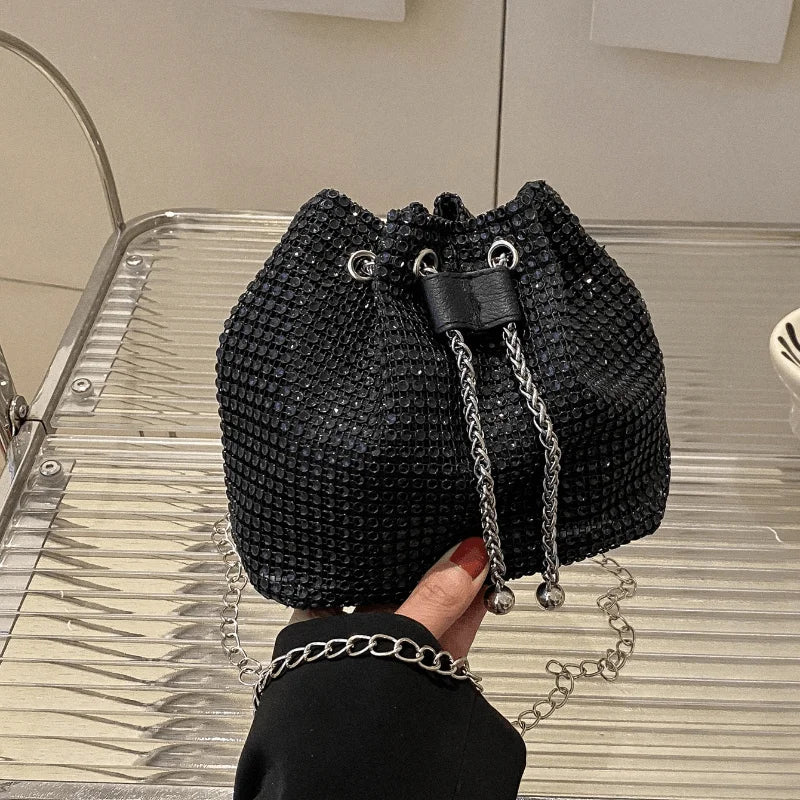 ✨ Bolso Bandolera Elegante con Brillos – Estilo Sofisticado para Cada Ocasión