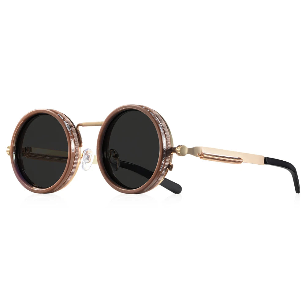Gafas de Sol  Retro Punk🌞 – Lentes Polarizadas con Atenuación Variable y Protección Hombre-Mujer 👨👩