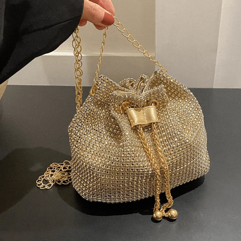 ✨ Bolso Bandolera Elegante con Brillos – Estilo Sofisticado para Cada Ocasión