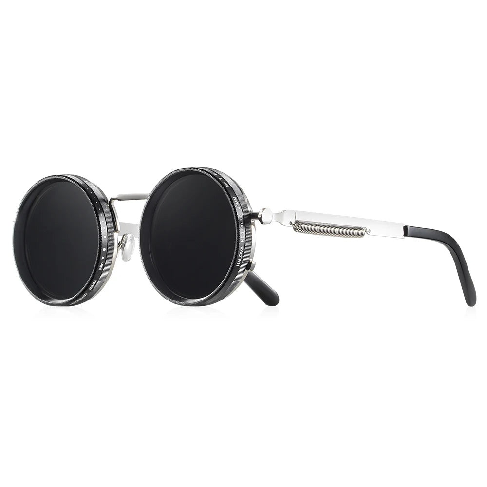 Gafas de Sol  Retro Punk🌞 – Lentes Polarizadas con Atenuación Variable y Protección Hombre-Mujer 👨👩