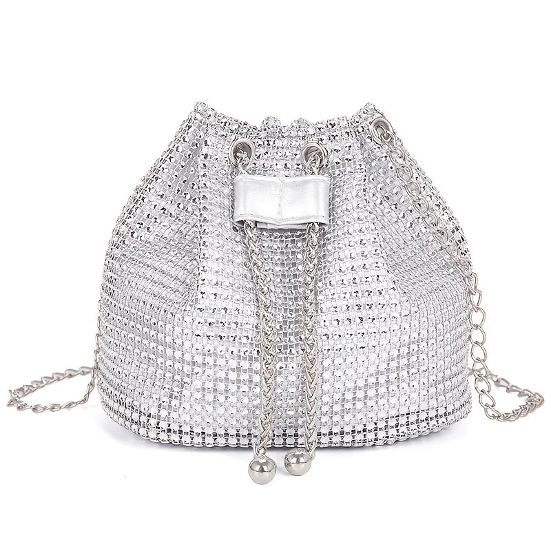 ✨ Bolso Bandolera Elegante con Brillos – Estilo Sofisticado para Cada Ocasión