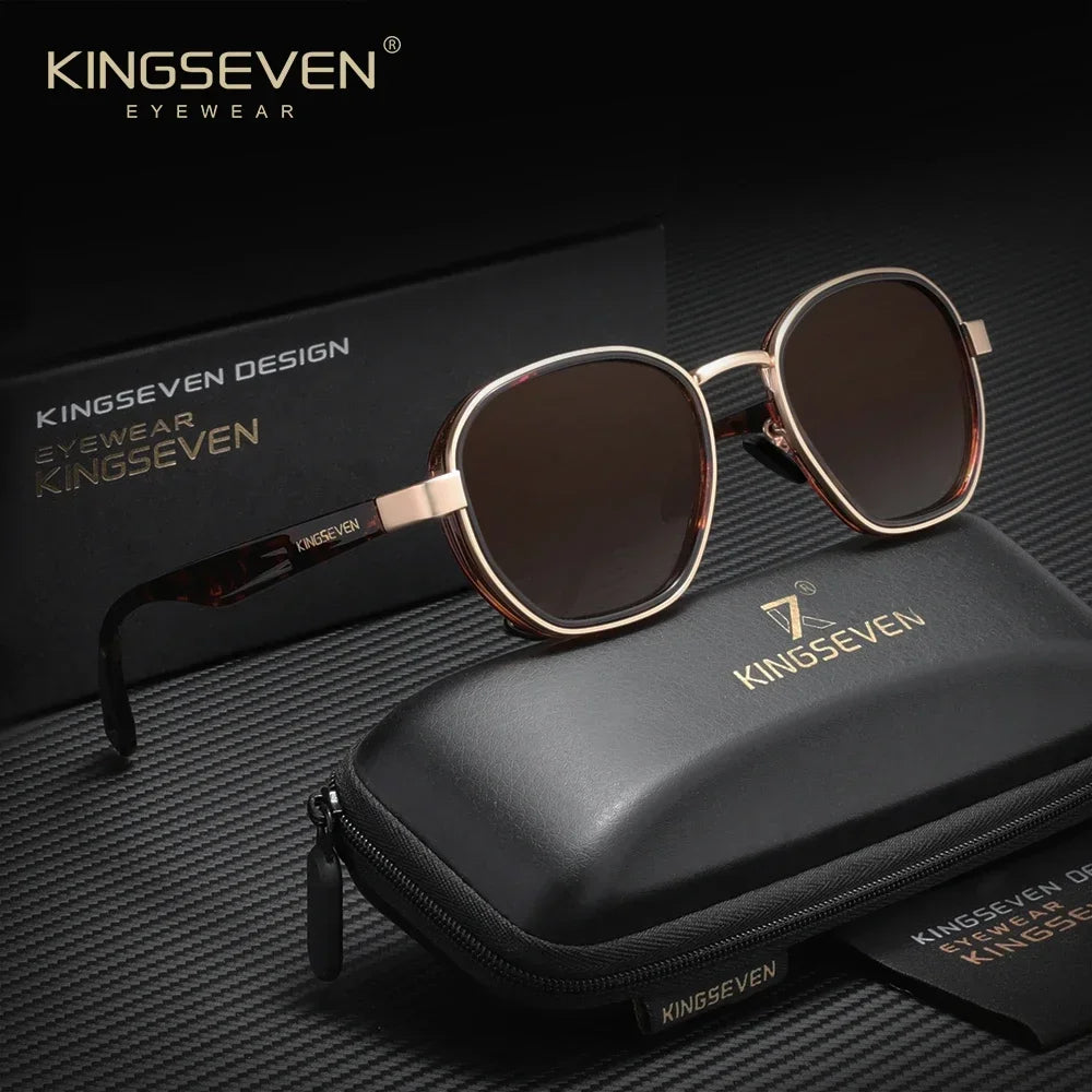 Gafas de Sol Retro de Lujo  ✨– Diseño Redondo, Lentes Polarizadas HD y Protección UV400 para Hombre y Mujer
